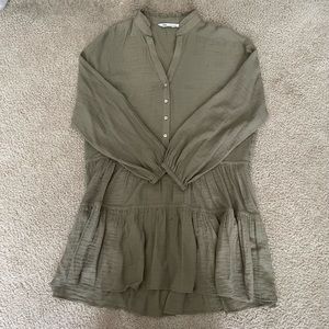 Zara Olive Green Dress